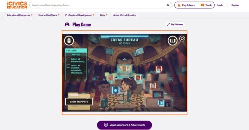 Investigation Declaration headquarters scene.