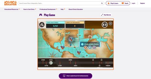 Investigation Declaration map screen.